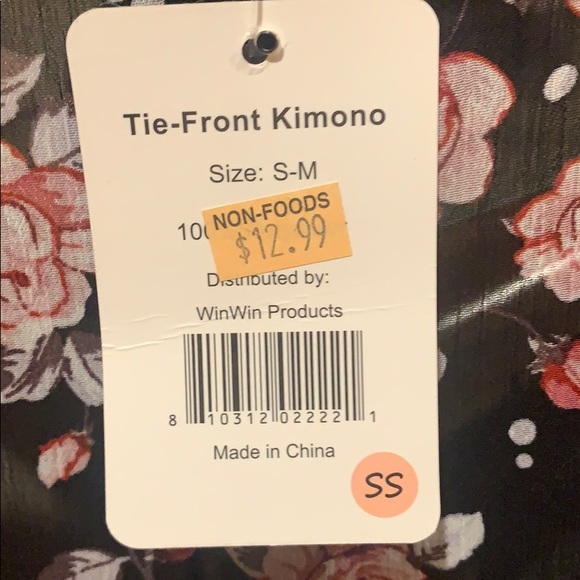 Tie-Front Kimono - Picture 2 of 3